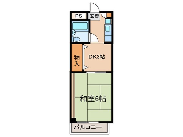 ロ－ズガ－デン３の物件間取画像